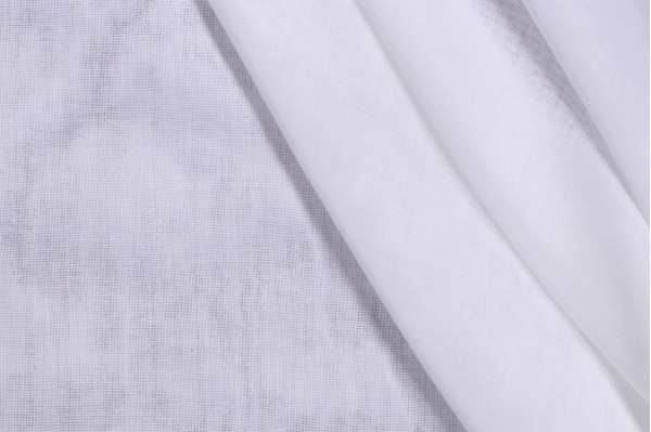 Scalamandre Voile Etamin Sheer Drapery Fabric in White