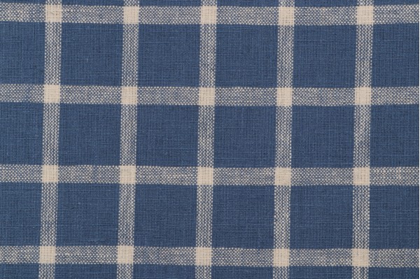 Mener Woven Upholstery Fabric in Indigo