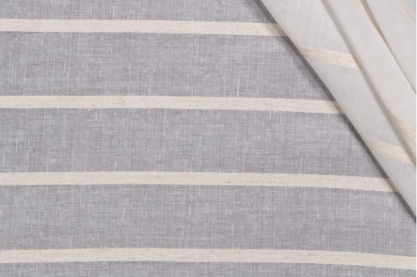 Baja Sheer Drapery Fabric in Natural