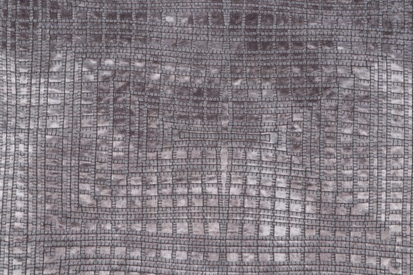 Click for 6.5 Yards Josey Embroidered Decorator Fabric in Slate Blue Josey Embroidered Decorator Fabric in Slate Blue