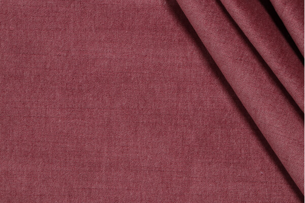Richloom Nora Velvet Upholstery Fabric in Cerise 