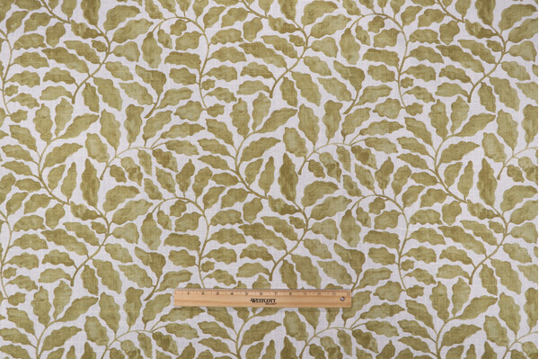 Sample of Richloom Boutique Printed Linen Blend Drapery Fabric in Venetian 