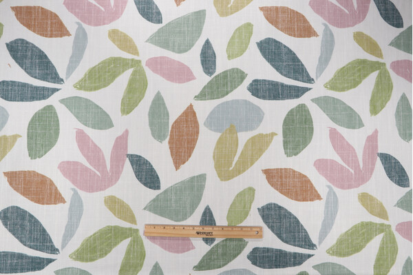 Richloom Breyer Printed Drapery Fabric in Rainforest 