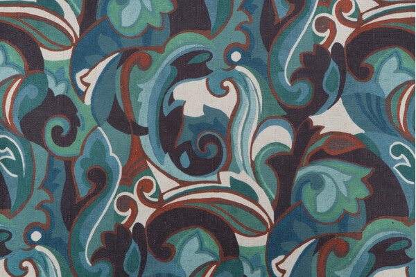 Richloom Armand Printed Chenille Decorator Fabric in Rainforest 