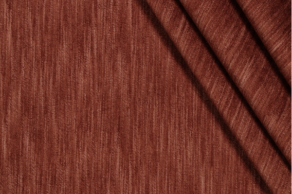 Richloom Monique Velvet Upholstery Fabric in Cinnamon 