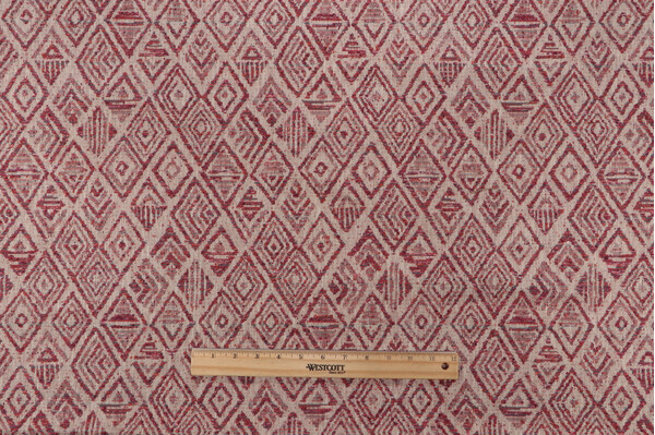 Sample of Golding Jara Woven Upholstery Fabric in Sherbet 