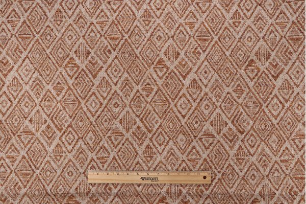 Sample of Golding Jara Woven Upholstery Fabric in Caramel 