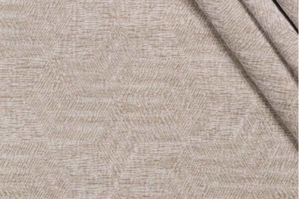 Hamilton Larkin Woven Chenille Upholstery Fabric in Oat 