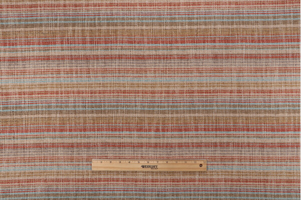 PK Lifestyles Carson Stripe Woven Chenille Upholstery Fabric in Canyon 