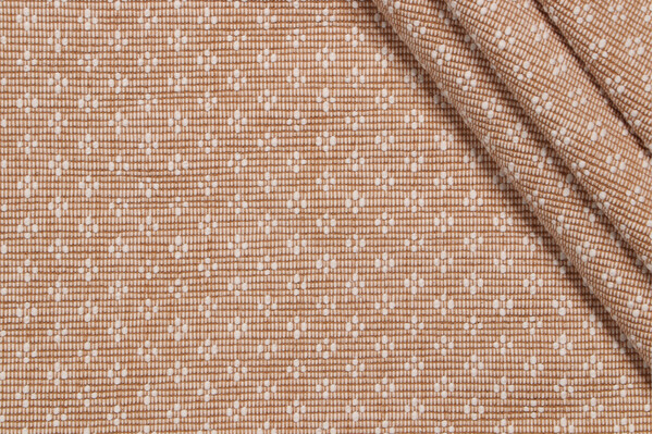 PK Lifestyles Bay Leaf Woven Upholstery Fabric in Saddle 