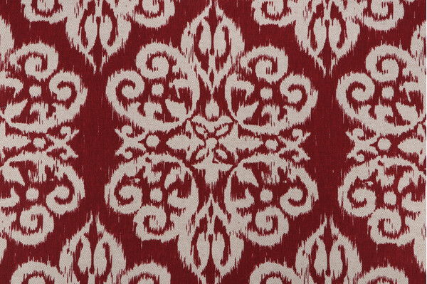 Lacefield Spicer Printed Cotton Blend Drapery Fabric in Sangria 