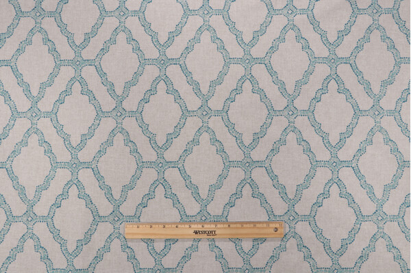 Click for Lacefield Kai Printed Cotton Blend Drapery Fabric in Capri  Lacefield Kai Printed Cotton Blend Drapery Fabric in Capri