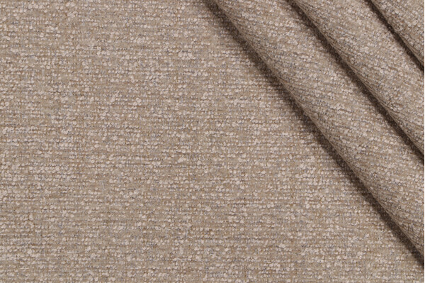 Amparo Woven Chenille Upholstery Fabric in Flax