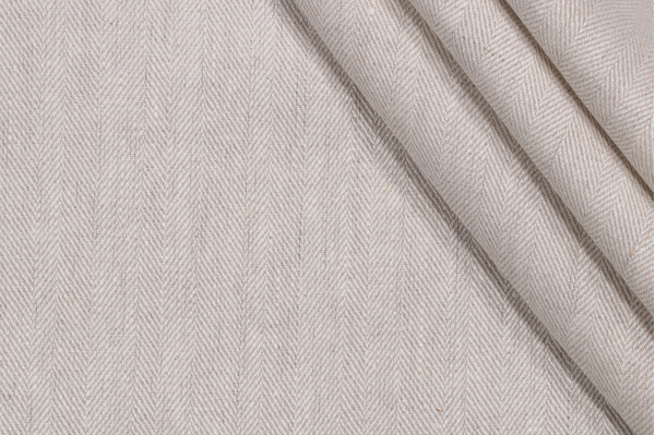 Lino Textiles Dover Woven Upholstery Fabric in Oatmeal