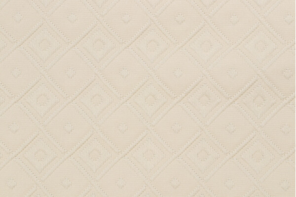 Scalamandre Harrison House Matelasse Upholstery Fabric in Cream 