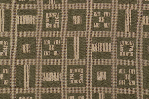 Grey Watkins Rhineland Woven Chenille Upholstery Fabric in Olive 
