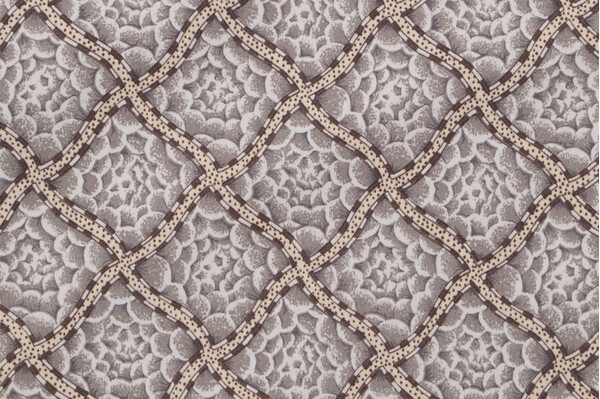 Click for Fonthill Beckford Printed Cotton Drapery Fabric in Grey  Fonthill Beckford Printed Cotton Drapery Fabric in Grey