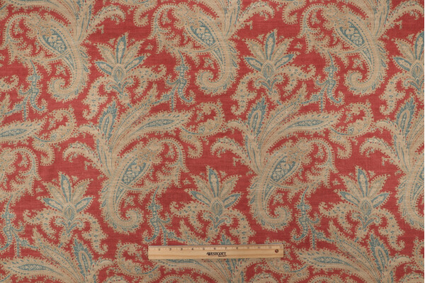 PK Lifestyles Cabin Fever Printed Cotton Drapery Fabric in Bandana 
