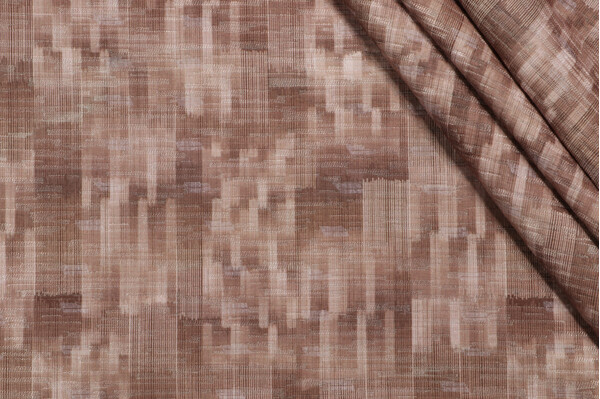 PK Lifestyles Common Ground Printed Velvet Decorator Fabric in Sandalwood 