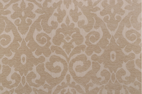 PK Lifestyles Verona Damask Woven Chenille Upholstery Fabric in Linen 
