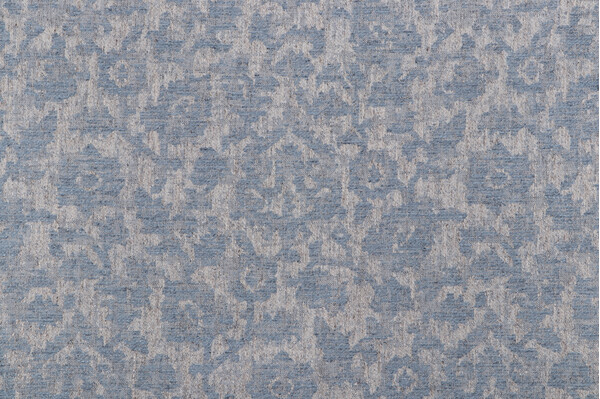 PK Lifestyles Bijar Floral Damask Upholstery Fabric in Baltic 