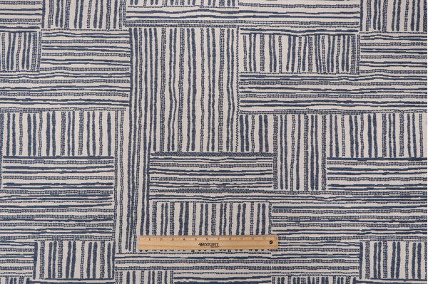 Circa 1801 Quinn Woven Chenille Crypton Home Finish Upholstery Fabric in Indigo