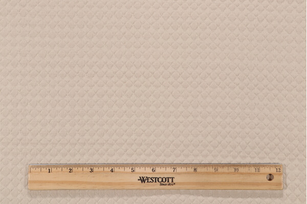 Linton Matelasse Upholstery Fabric in Cream