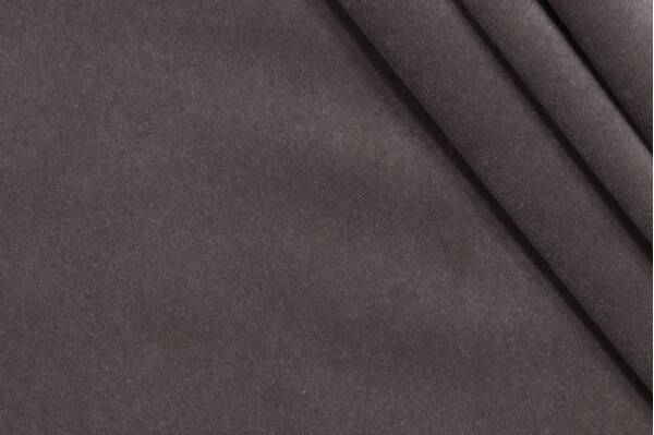 Braun Velvet Upholstery Fabric in Grey