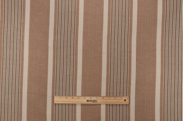 Scalamandre Palm Avenue Woven Upholstery Fabric in Tan