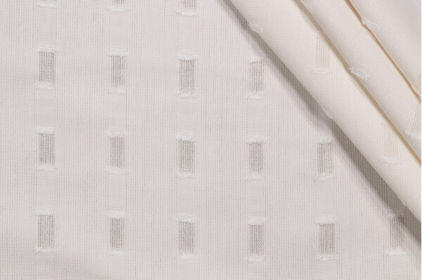 Scalamandre Sea Breeze Woven Solution Dyed Acrylic Outdoor Fabric in Vellum