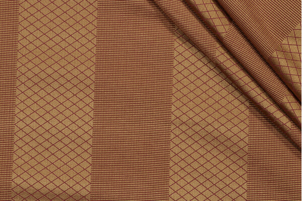Fonthill Rayure Rafael Woven Upholstery Fabric in Burgundy