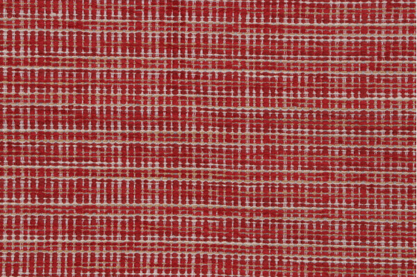 Valdese Weavers Seward Woven Chenille Outdoor Fabric in Crimson