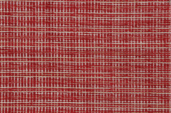 Valdese Weavers Seward Woven Chenille Outdoor Fabric in Crimson
