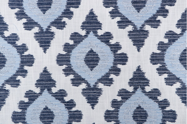 Valdese Weavers Azera Woven Solution Dyed Acrylic Outdoor Fabric in Bluestone
