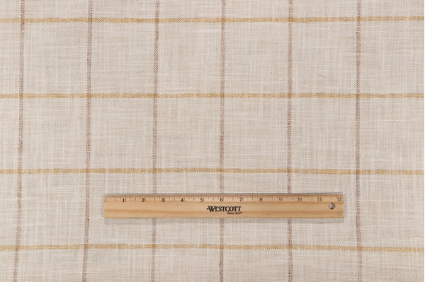 P Kaufmann Pencil Me In Woven Upholstery Fabric in Sunshine