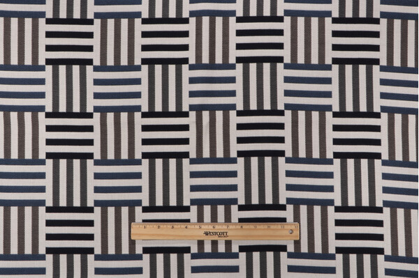 Alvin Woven Solution Dyed Acrylic Outdoor Fabric in Marine