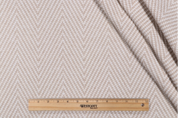 1 Yard Pozzi Arturo Brigantine Woven Outdoor Fabric in Sand