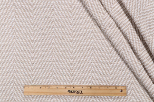 Pozzi Arturo Brigantine Woven Outdoor Fabric in Sand