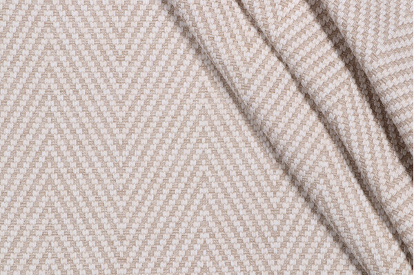 Pozzi Arturo Brigantine Woven Outdoor Fabric in Sand