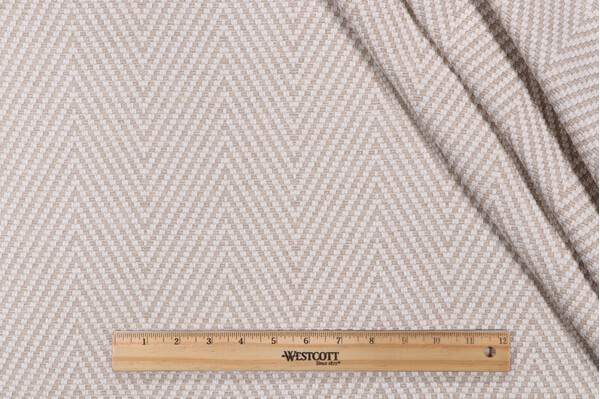 1 Yard Pozzi Arturo Brigantine Woven Outdoor Fabric in Sand