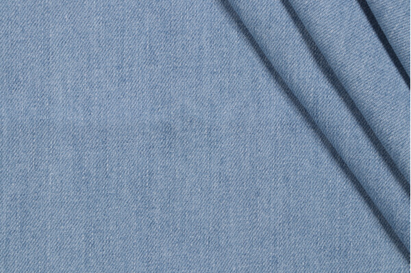 Scalamandre Toile Jean Denim Decorator Fabric in Light Blue