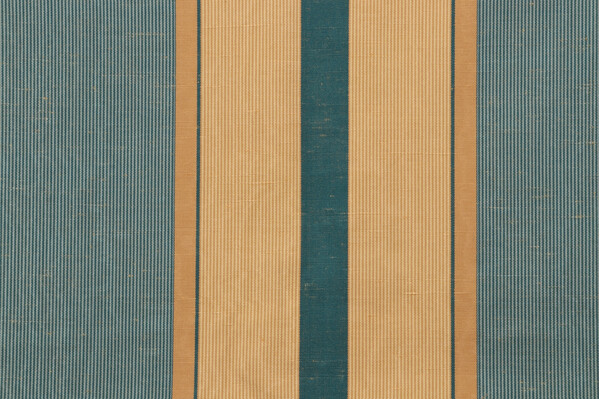 Grey Watkins Fontanelle Woven Decorator Fabric in Atlantique/Wheat