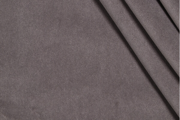 Valdese Weavers Velvet Upholstery Fabric in Grey