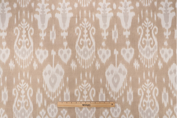 P Kaufmann Izmir Printed Cotton Decorator Fabric in Camel 