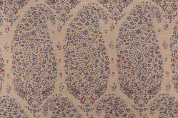 P Kaufmann Lakshmi Tapestry Upholstery Fabric in Berry Stain 
