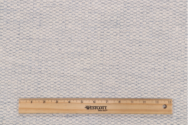 Sample of P Kaufmann Crete Woven Upholstery Fabric in Sky 