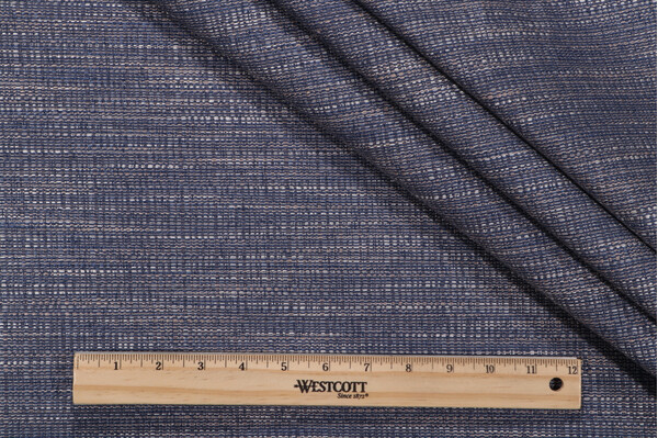 PK Lifestyles Dapper Woven Upholstery Fabric in Indigo