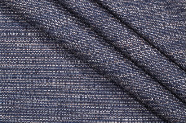 PK Lifestyles Dapper Woven Upholstery Fabric in Indigo