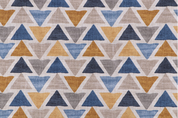 Covington Midas Printed Cotton Drapery Fabric in 54-Sapphire