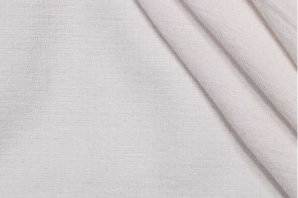 Thibaut Woven Solution Dyed Acrylic Chenille Outdoor Fabric in White